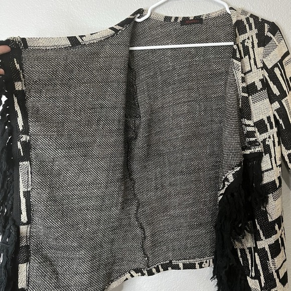 Xtaren Retro Y2K Heavyweight Cardigan With Fringe Details Polyester - Picture 5 of 7